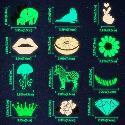 QTL Neon Stickers for Teens & Students Prizes, Waterproof Vinyl Party Favor Stickers, School Rewards, Water Bottle and Laptop, 50PCS - Colors B