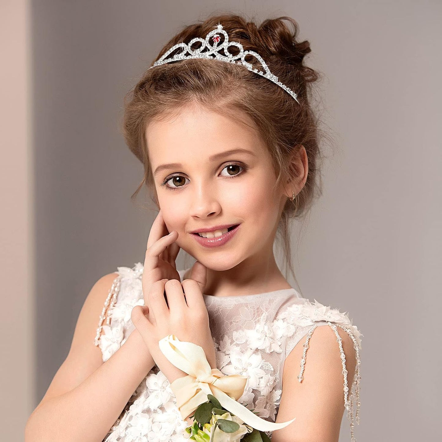 Chuangdi 16 Pcs Tiara Crowns for Women Girls Silver Princess Rhinestone Tiara Bulk Crystal Tiaras Crowns Headbands Sparkly for Wedding Birthday Party Prom Bride Bridesmaids Hair Accessories