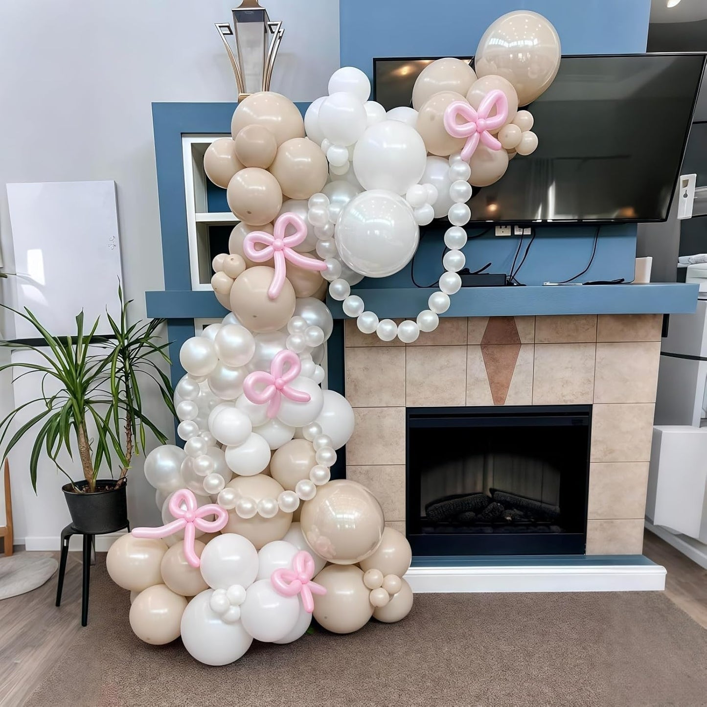 Gold Quick Link Balloons, 60PCS Linking for Balloon Wall Arch Chains, 6inch Linkable for Wedding Birthday Baby Shower Engagement Graduation Party Decorations