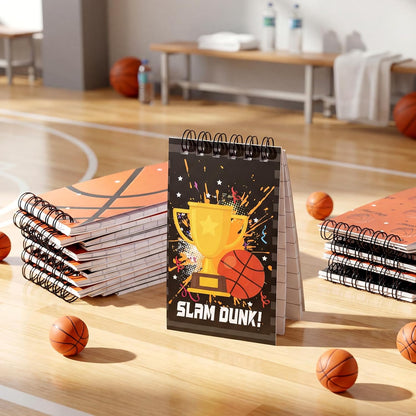 Maxdot 24 Pcs Football Mini Notepads Sports Party Favors for Gifts Spiral Mini Journal Notebooks Goodie Bag Stuffers for Teacher Reward Birthday Party Supplies