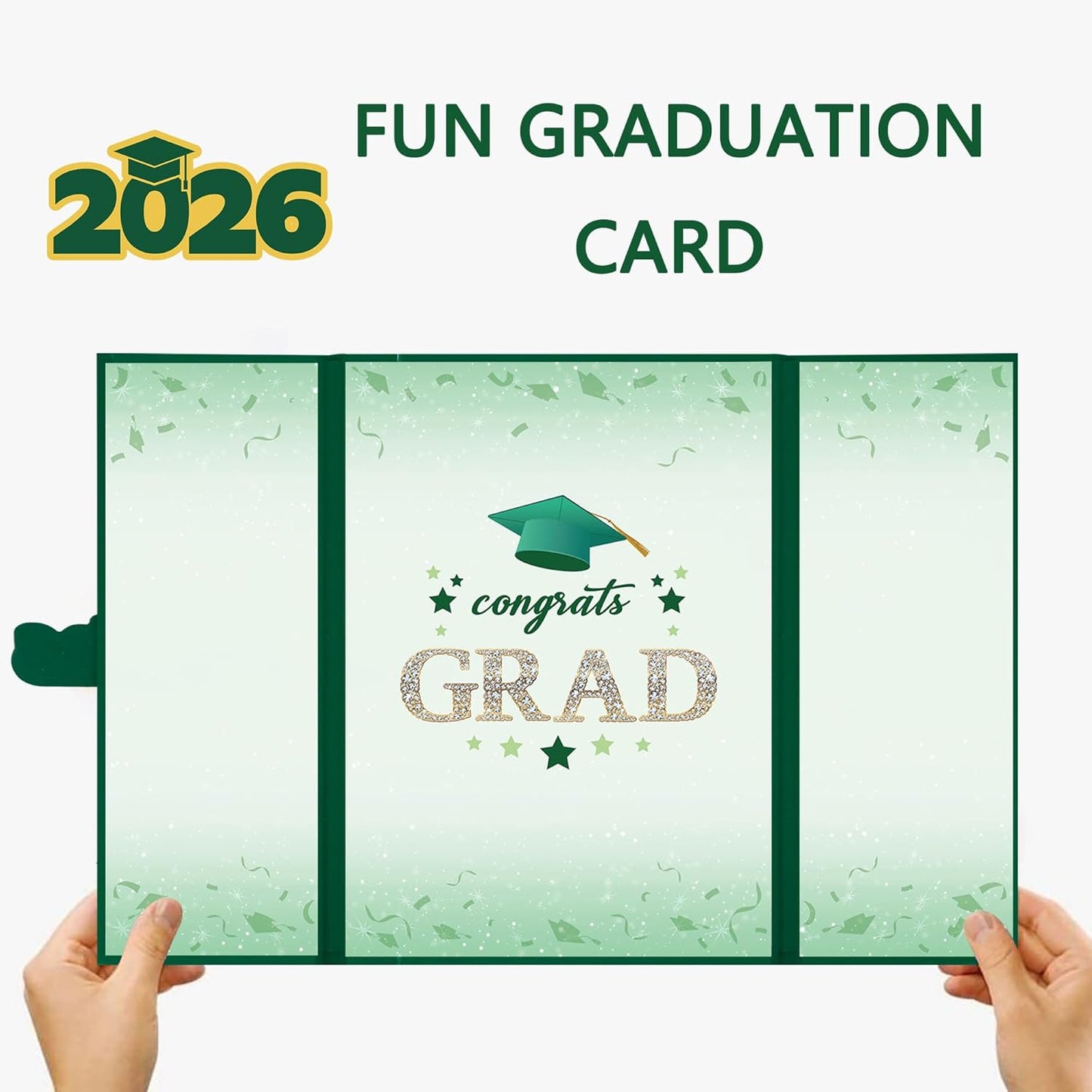 Vlipoeasn 2026 Graduation Guest Book Alternative, Black Gold Class of 2026 Graduation Party Decorations, Graduation Signature Book for 2026 College High School, Unique Graduation Gifts for Friends