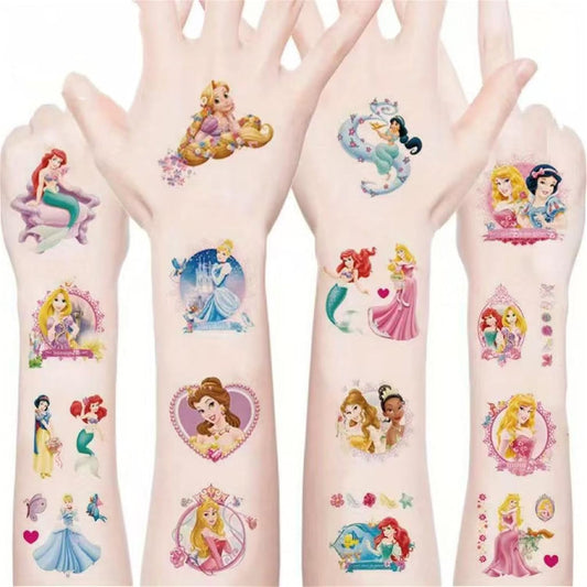 40pcs Temporary Tattoos for Adults,Cute little Princess Party Favors Fake Tattoos Stickers,Birthday Party Supplies,Birthday Decorations Party Game Activities Reward Gifts (gz)