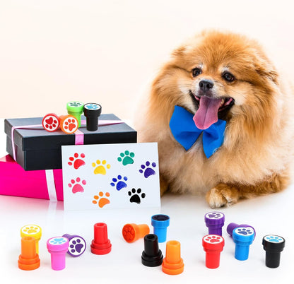 24 PCS Camp Party Favors Camping Adventure Mini Stamps Colorful Self Inking Stamps Camping Themed Party Favors for Boys Girls Student School Classroom Rewards Carnival Prizes Supplies