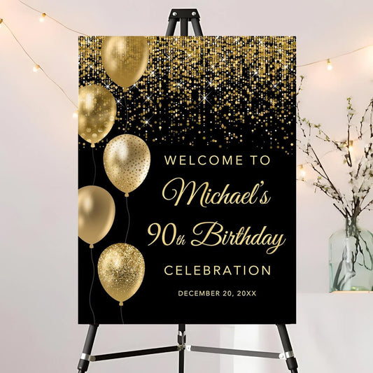 Editable Birthday Welcome Sign, Pink Bow Birthday Party Sign, Custom Birthday Signs, Welcome To Birthday Party, Birthday Party Decor, Welcome To Birthday Celebration Party Sign #12