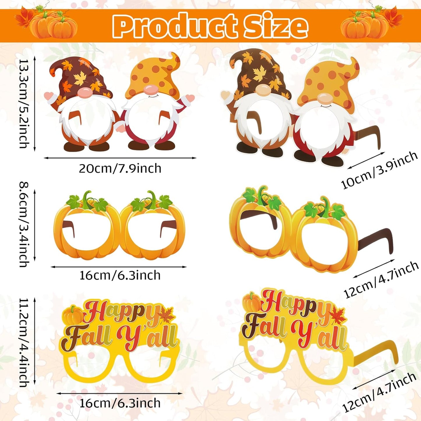 32 Pcs Spa Party Favors Paper Glasses Makeup Paper Eyeglasses Frames Spa Photo Booth Props Selfie Props for Makeup Birthday Party Decorations
