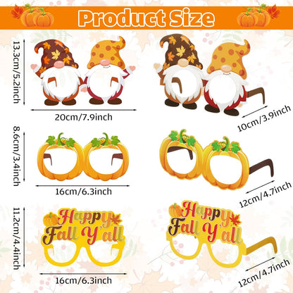 32 Pcs Spa Party Favors Paper Glasses Makeup Paper Eyeglasses Frames Spa Photo Booth Props Selfie Props for Makeup Birthday Party Decorations