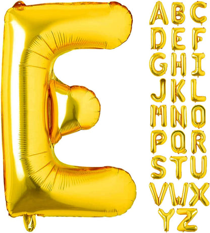 Lovoir 40 Inch Large Gold Letter A Balloons Big Size Jumbo Mylar Foil Helium Balloon for Birthday Party Celebration Decorations Alphabet Gold A