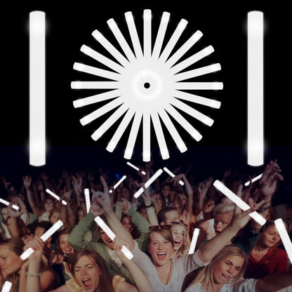 Glow Foam Sticks Bulk, 24 Pcs Red Giant LED Light Up Sticks 3 Modes Flashing Glowing Baton Wands Party Supplies for Wedding, Raves,Concert,Birthday,Christmas, Halloween,Sporting Events