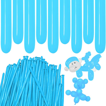 260 Balloons Clear, Thickening Long Balloons for Tying Arch, Twisting Latex Animals Magic Modeling Skinny Birthday Balloon for Kid‘s Party Wedding Decoartion Supply 100pcs