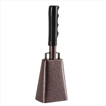 BLUE PANDA Cowbell Noise Maker - 9-Inch, Royal Blue, Pack of 2 - Metal Cowbell Instrument with Ergonomic Handle - Cheering Bell for Stadium Cheers & Celebratory Noise Maker