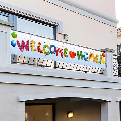 Labakita Welcome Home Banner, Decorations for Hospital/Military/Navy/Marine Corps/Marine Boot-camp/Army/National Guard/Air Force/Housewarming, Welcome Home Sign