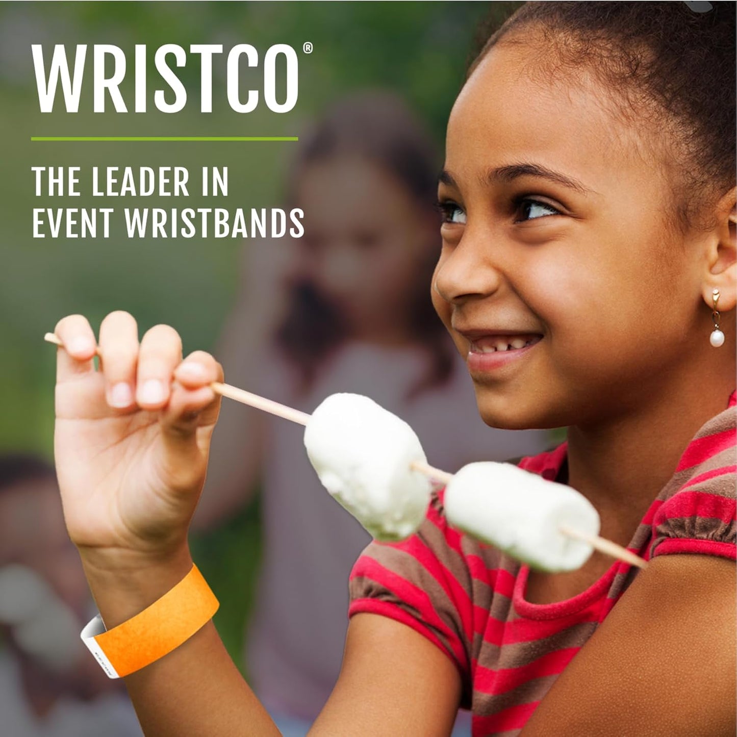 200 WristCo Neon Red Tyvek Wristbands for Events Tamper-Proof Design & Fluorescent Color Prevent Reuse Premium-Grade Bracelets for Hospital & Medical ID, Party & VIP Identification
