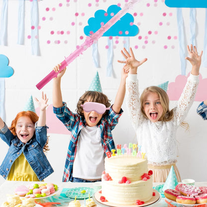 Pinata Sticks, Pink Pinata Stick and Blindfold, 30g Confetti