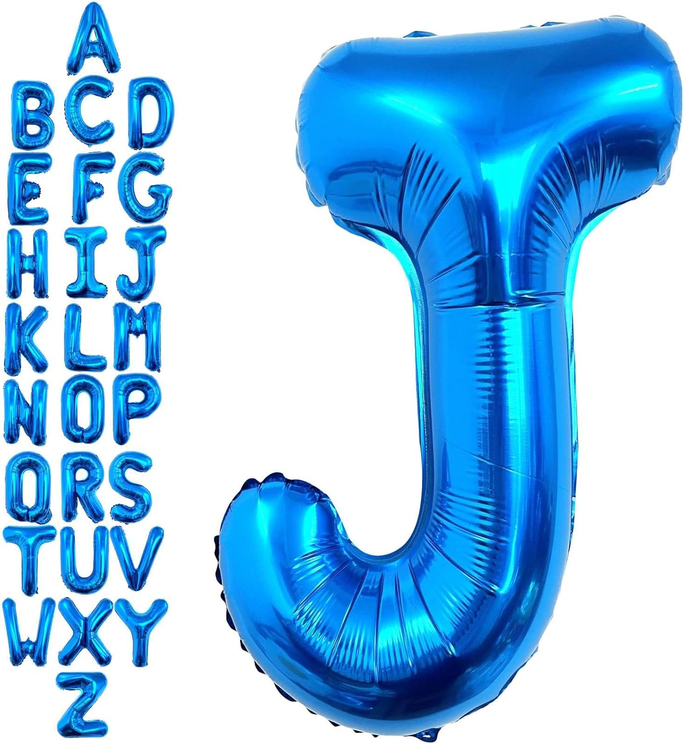 40 Inch Blue Letter A Balloons, DIY Phrase Foil Alphabet Letter A Balloons DIY Word A Banner for Birthday Anniversary Celebration Graduation Party Supplies Decoration