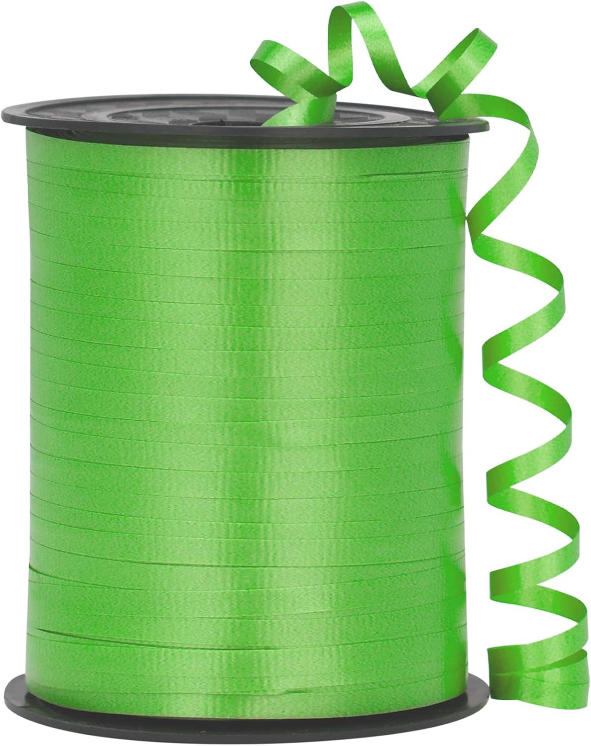 Black Ribbon - 500 Yard Crimped Curly Ribbon for Gift Wrapping, Balloons, Graduations, Halloween, Birthday Parties