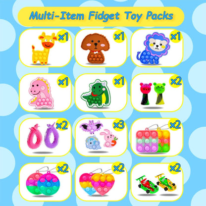 1000 Pcs Party Favors for Kids, Fidget Toys Bulk, Prizes for Kids, Fidget Stocking Stuffers Birthday Party Gifts, Carnival Treasure Classroom Prizes Box, Goodie Bag Stuffers