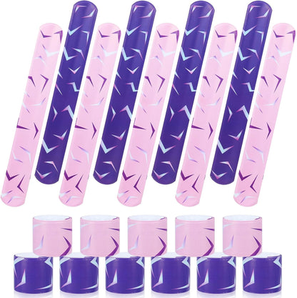KPOP Theme Slap Bracelets, KPOP Slap Wristband Set,Kpop Party Favors,Kpop Birthday Decorations for Exchanging Gifts