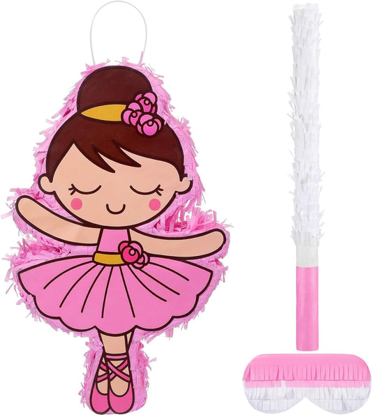 Soulchen Birthday Party Piñata Decorations Includes Eye Mask Stick Blindfold Confetti Birthday Party Camping Theme Favor Supplies (Horseshoe Bow)