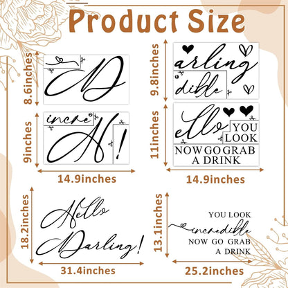 Custom Name Welcome to Our Wedding Signs Personalized Wedding Mirror Decals Selfie Mirror Decal for Wedding Entry Reception Display Golden Date Marriage DIY Vinyl Lettering Welcome Party Decoration