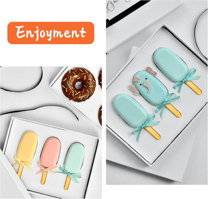 30 Pieces Acrylic Sticks Reusable Cakesicle Cake Pop Mold Mirror Ice Pop Sticks Ice Cream Cakesicle Mold for Home Cake Candy Gifts Party Craft
