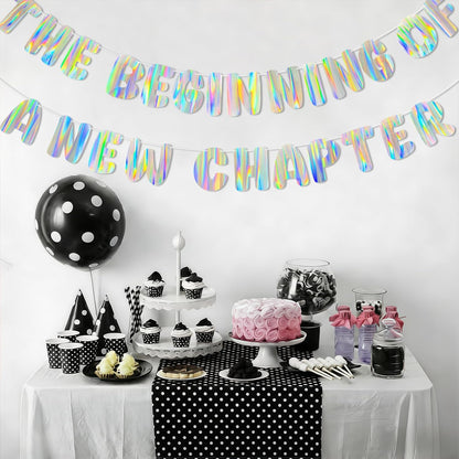 Iridescent Welcome Back We Missed You So Much Banner, Holographic Welcome Back Decorations, Pre-Strung Welcome Home sign for Office Party, Family Gathering, Back to School, Military Homecoming