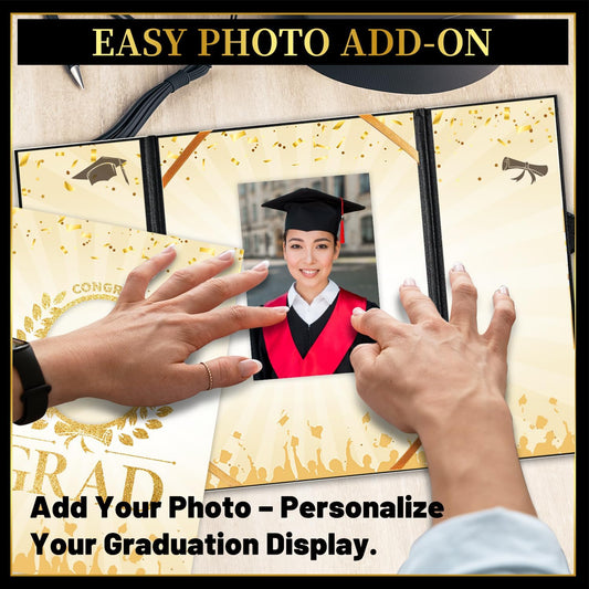 Graduation Guest Book 2026 Black And Gold Keepsake For Heartfelt Messages, Party Table Sign In, Graduation Signature Book For Class Of 2026
