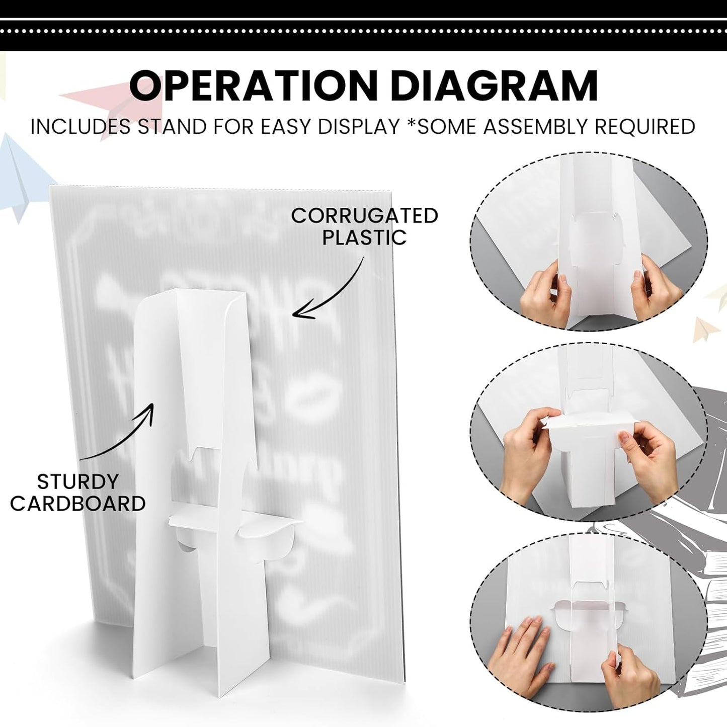 Briwooody Photo Booth Sign with Stand Retro Background Table for Indoor and Outdoor Party Theme Event Photography Props Desktop Decoration Supplies