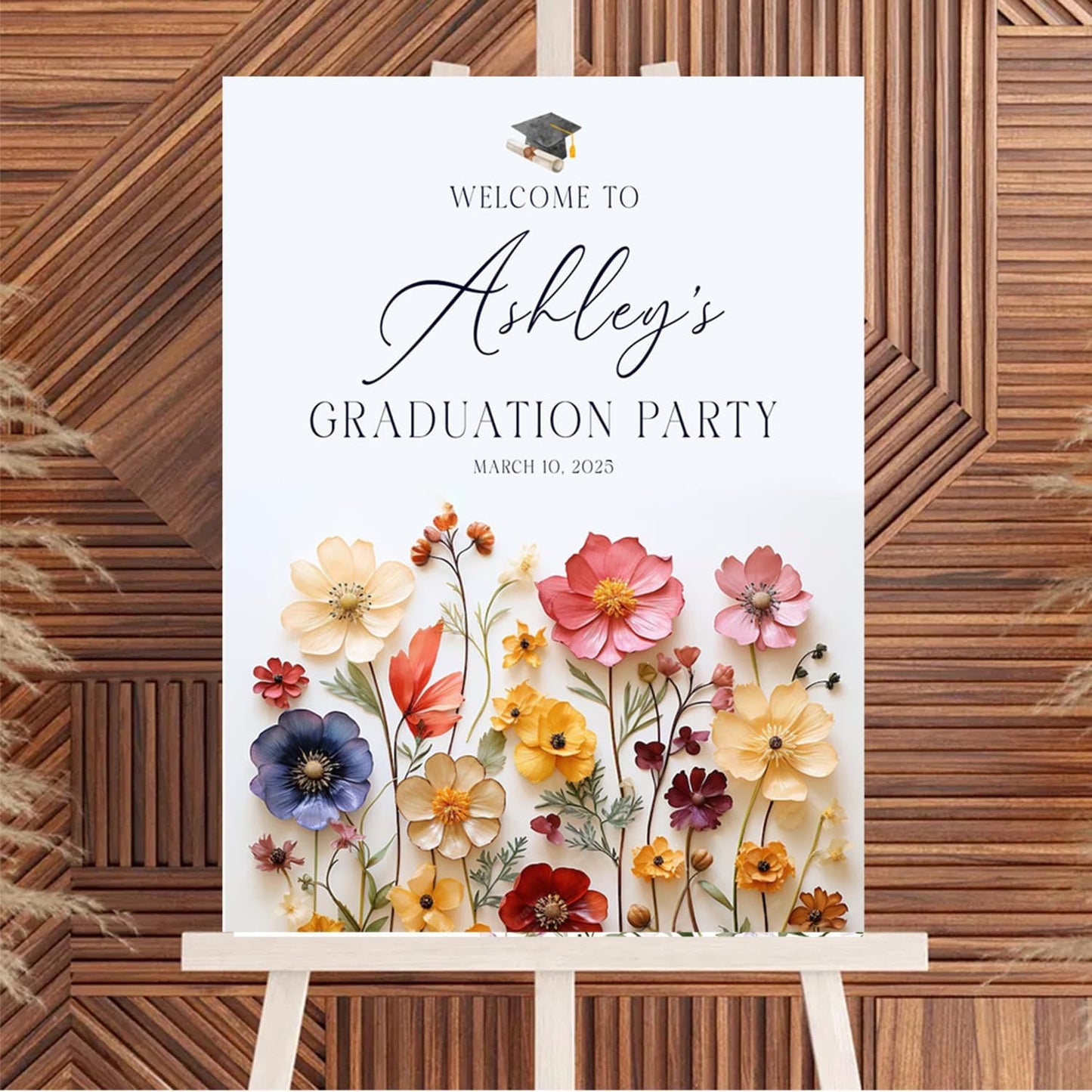 Personalized 2026 Graduation Party Welcome Sign, Minimalist Grads Decor, Class of 2026 Graduation Party Poster, Custom Graduation Party Sign, Congrats Grad Decorations Design 2