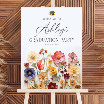 Personalized 2026 Graduation Party Welcome Sign, Minimalist Grads Decor, Class of 2026 Graduation Party Poster, Custom Graduation Party Sign, Congrats Grad Decorations Design 2