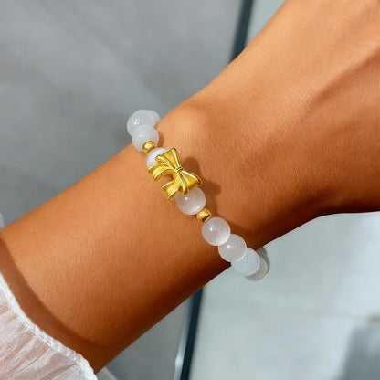 Long tiantian Moonstone Bracelet Glow in the Dark Bracelets Moonstone Jewelry for Women Crystal Bracelet Glow in the Dark Jewelry for Women Trendy Gifts for Christmas