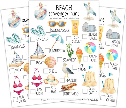 Insect Scavenger Hunt Cards Set of 30 Pcs, Nature Treasure Hunt Game for Family Friends, Outdoor Holiday Party Game Find and Seek Camping Activity -03
