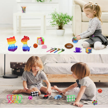 BILLFULL 1000 Pcs Party Favors for Kids, Fidget Toys Bulk, Birthday Gift Toys, Fidgets Stocking Stuffers, Treasure Box Party, Goodie Bag Carnival Prizes, Pinata Filler Stuffers Classroom
