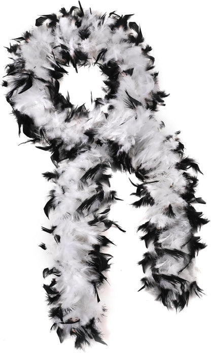 SOGUGOM Red 35g Feather Boas - 2 Yards Boa Feathers for Party, Wedding, Centerpieces, Concert, Costume and Christmas Tree(Red)