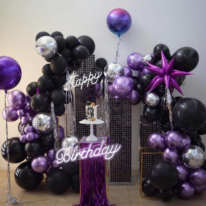 60 Pcs Blue and Silver Balloons, Navy Royal Blue Silver Party Balloons with Metallic Confetti Helium Latex Balloons for Birthday Baby Showers Fathers Day 2025 Graduation Decoration