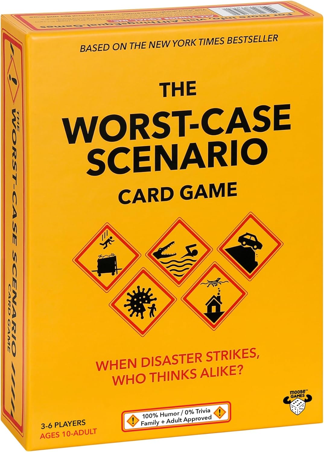 The Worst-CASE Scenario Card Game – All-New Family/Party Game for Adults and Kids 10+ | 0% Trivia and 100% Humorous Fun