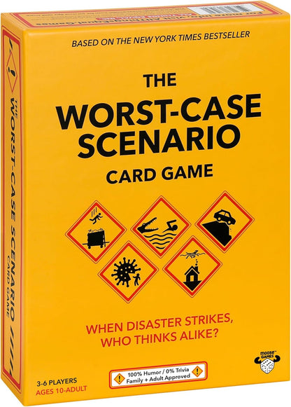 The Worst-CASE Scenario Card Game – All-New Family/Party Game for Adults and Kids 10+ | 0% Trivia and 100% Humorous Fun