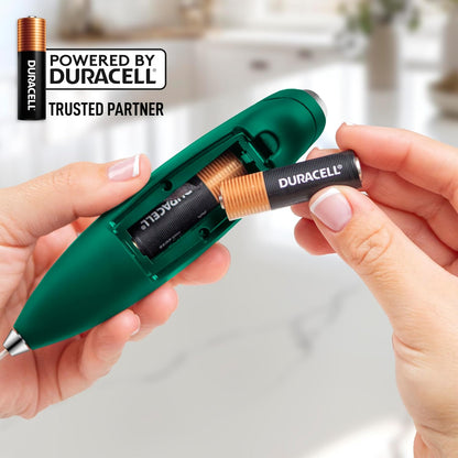 Zulay Kitchen Powerful Milk Frother Wand With Duracell Batteries - Ultra Fast Handheld Drink Mixer - Electric Whisk Foam Maker for Coffee, Lattes, Cappuccino & Matcha - Z1 Motor - Black - Colors A