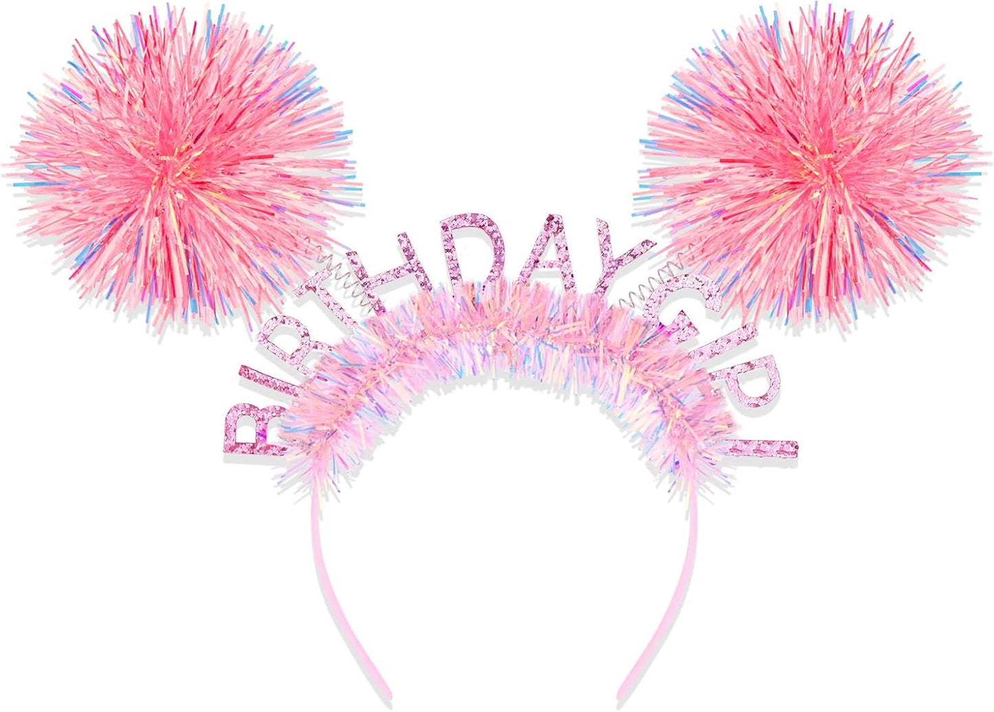 CAVETEE Happy Birthday Crown and Tiara for Women & Girls Party Decorations Gifts