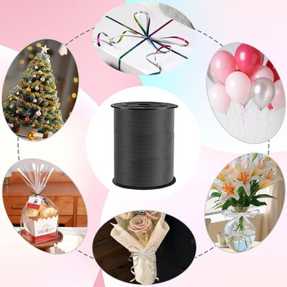 500 Yard Premium Gold Curling Ribbon,Curling Ribbon for Gift Wrapping, Balloon String,for Gift Wrapping ，Party Decoration Crafting,for Florist Flower﻿