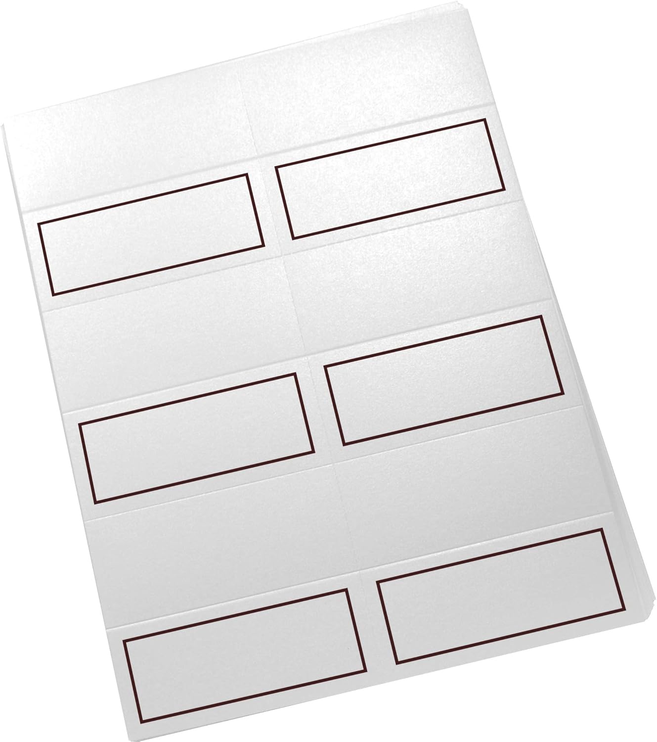 Single Line Border Printable Place Cards, Gold (Choose Color), Set of 60 (10 Sheets), Laser & Inkjet Printers - Wedding, Party, Dinner, and Special Events - Made in the USA