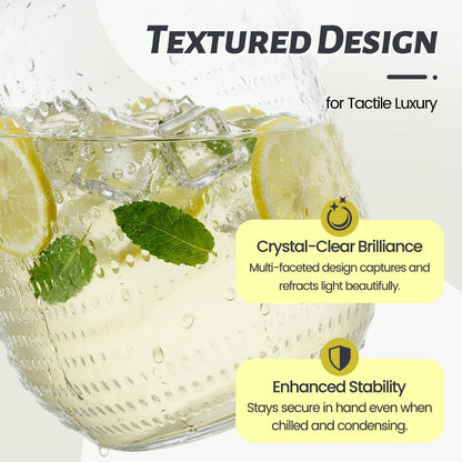 Hassky Extra Wider Glass Drink Dispensers For Parties 1 Gallon*2 Packs Set, Beverage Dispenser With Stand Glass Water Dispenser With Spigot Stainless Steel & Filter -for Lemonade, All Juice