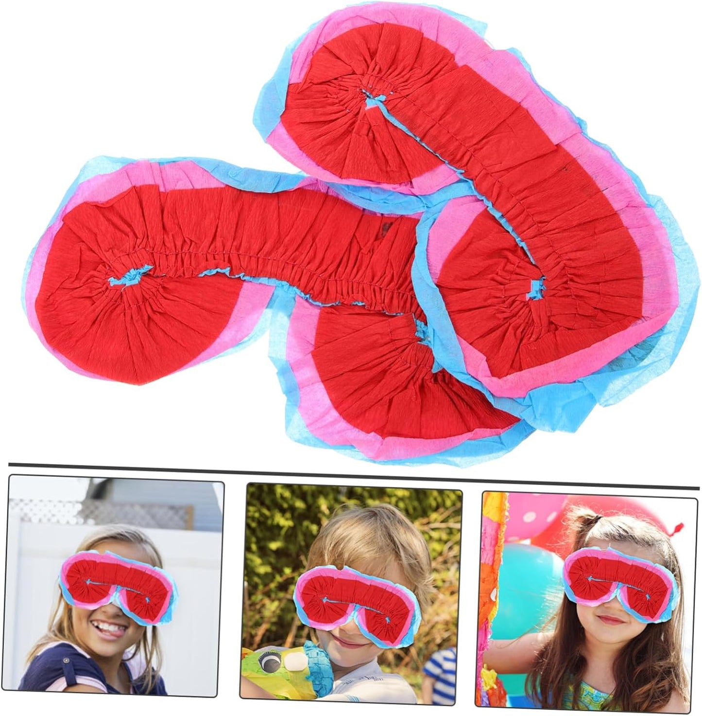 ERINGOGO 2Pcs Eye Mask Shaped Pinata Fun Birthday Party Decoration Creative Plaything for Celebrations for Events Cosplay and Photography Props