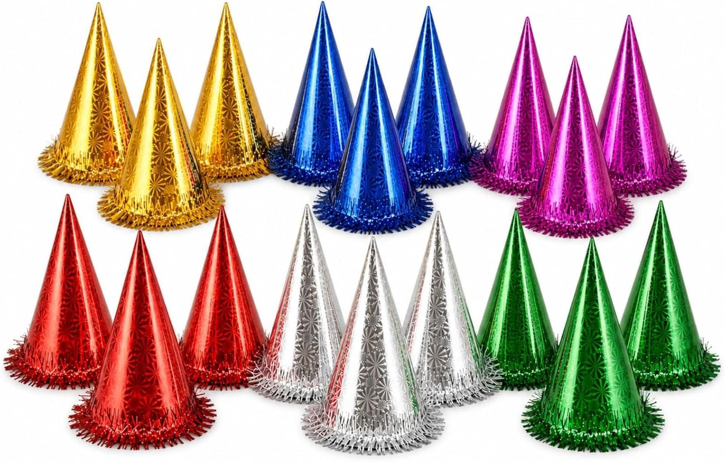 Pre-Assembled Party Hats for Kids, Birthday Hats for Kids & Adults
