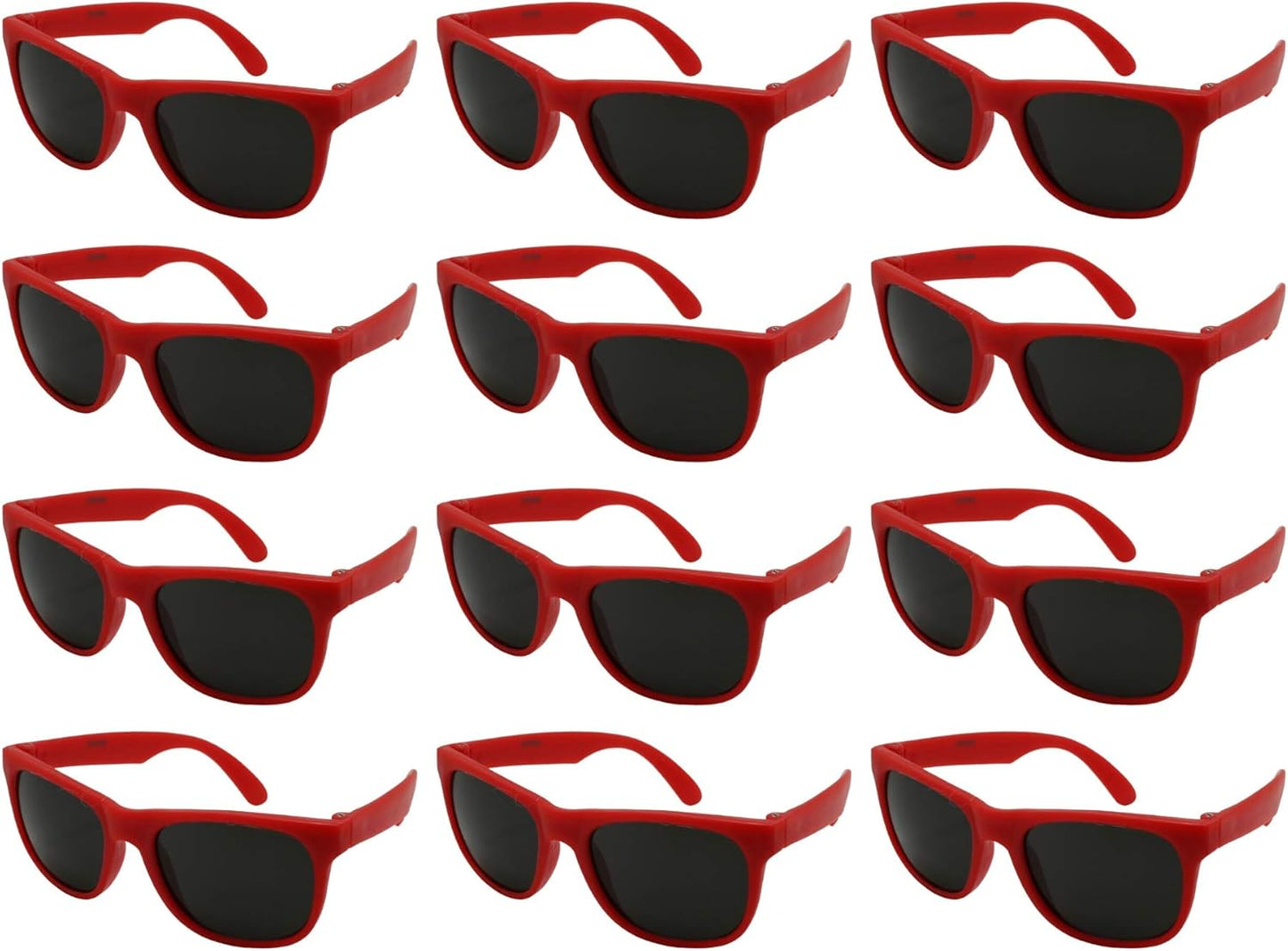 EDGEIWEAR 80s Neon Party Sunglasses for Adult Party Favors with CPSIA certified-Lead(Pb) Content Free