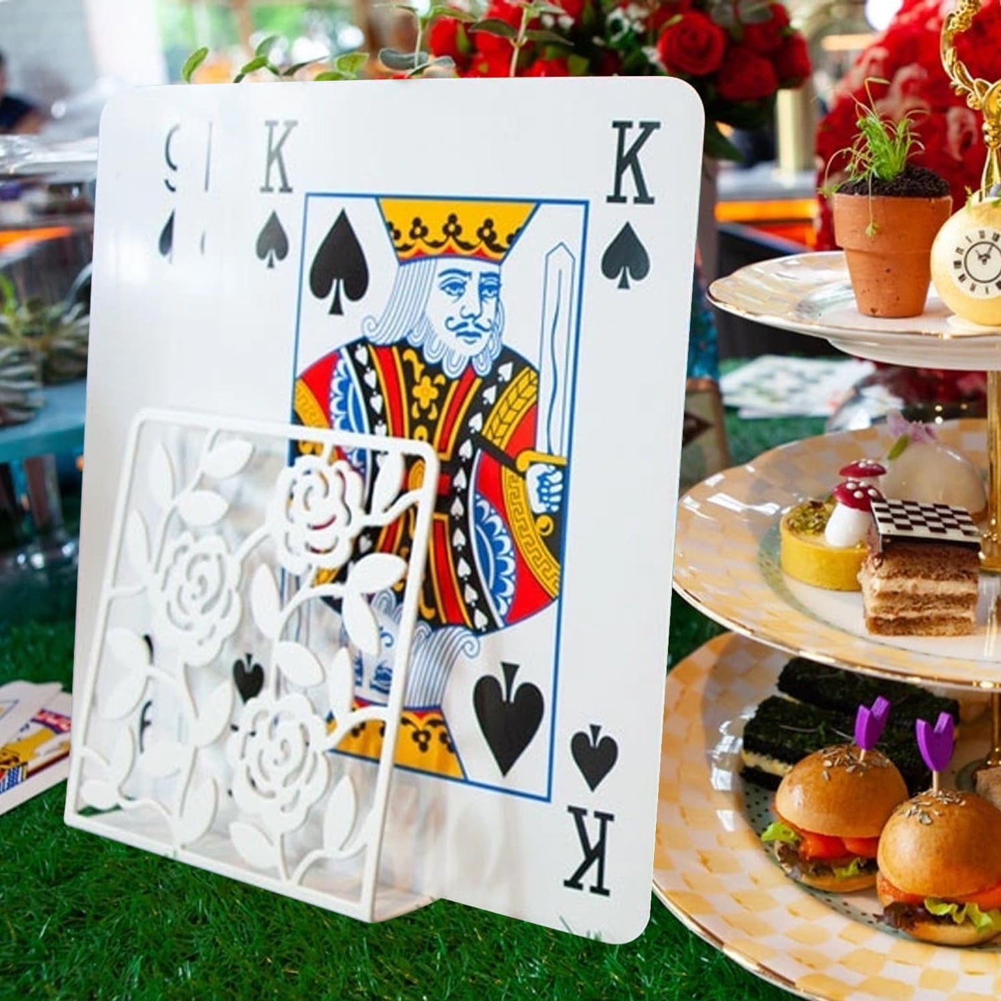 Jumbo Playing Cards, 8 x 11 Inches Giant Playing Cards for Family Game Night, Extra Large Casino Party Decoration for Adults