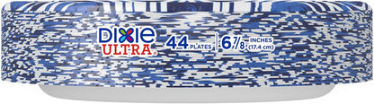 Dixie Ultra, Large Paper Plates, 10 Inch, 172 Count (4 packs of 43 plates), 3X Stronger*, Heavy Duty, Microwave-Safe, Soak-Proof, Cut Resistant, Disposable Plates For Heavy, Messy Meals