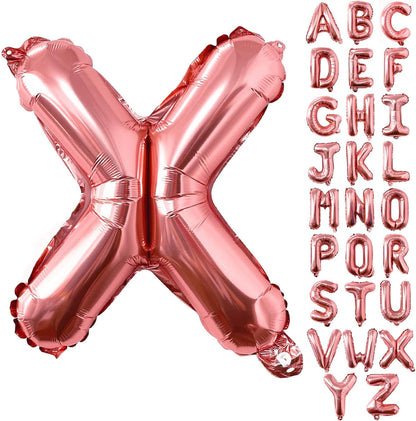 Lovoir 40 Inch Large Rose Gold Letter A Balloons Big Size Jumbo Mylar Foil Helium Balloon for Birthday Party Celebration Decorations Alphabet Rose Gold A