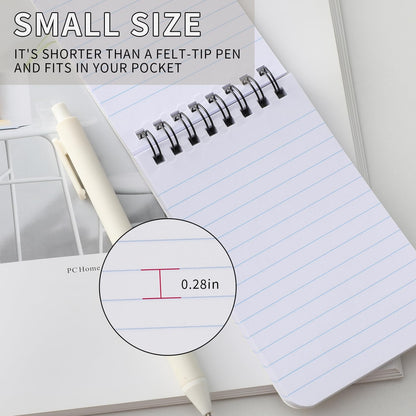 QiCheng 6pack Pocket Notebook Small Notepad Pocket Notepad Small Spiral Notebooks 3X5Inches (6)