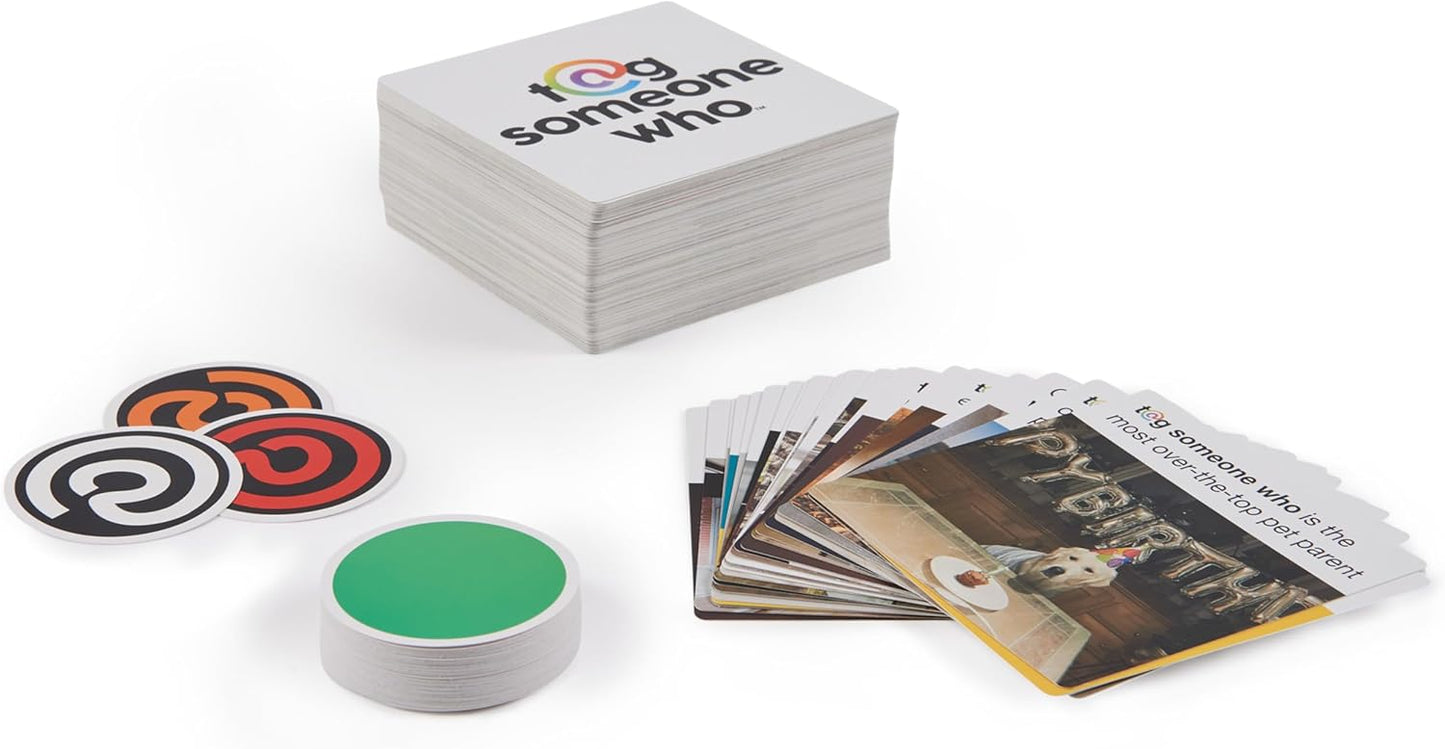 Spin Master Games, Tag Someone Who, The Viral Hit Adult Card Game, Bachelorette Party Activity, Meme Party Game, 3-8 Players, for Ages 18 & Up