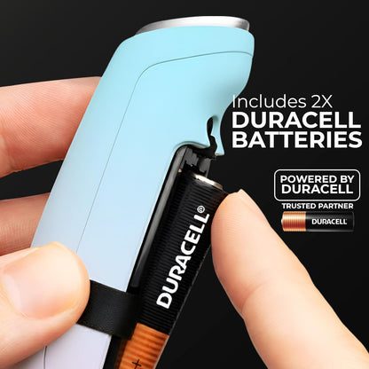 Zulay Kitchen Powerful Milk Frother Wand With Duracell Batteries - Ultra Fast Handheld Drink Mixer - Electric Whisk Foam Maker for Coffee, Lattes, Cappuccino & Matcha - Z1 Motor - Black - Colors A